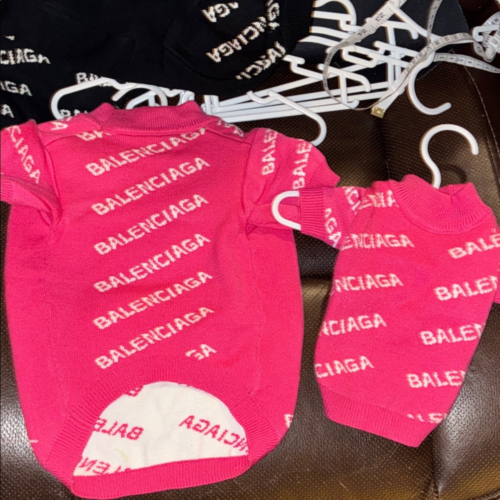 Balenciaga Hot Pink Pet Outfit